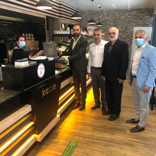 Erbakan Vakfı Almanya Temsilcileri Esnaf Ziyaretinde