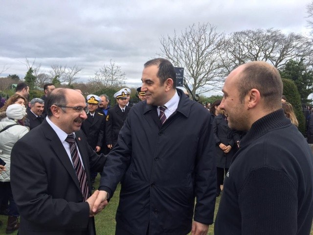 Portsmouth Türk Deniz Şehitliği’nde anma töreni