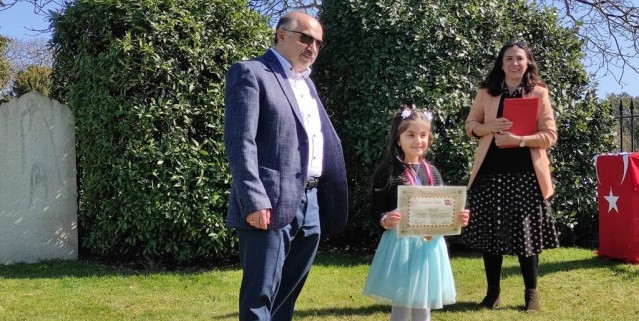 İngiltere'de Şehitlerimiz unutulmadı