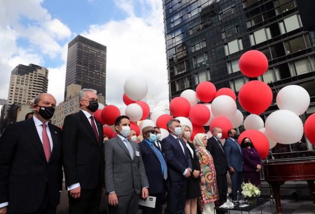 Cumhurbaşkanı Recep Tayyip Erdoğan, New York&rsquo;ta Yeni T&uuml;rkevi Binası&rsquo;nın a&ccedil;ılış t&ouml;renine katıldı