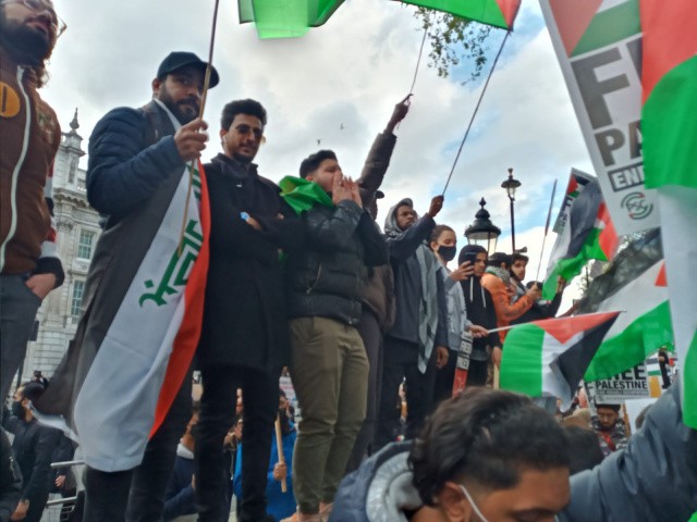 Londra'da Filistin i&ccedil;in acil &ccedil;ağrı