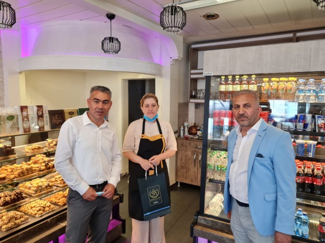 Erbakan Vakfı Almanya Temsilcileri Esnaf Ziyaretinde