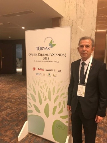 Nuri Bulgurcu’ya Örnek Vatandaş Ödülü verildi