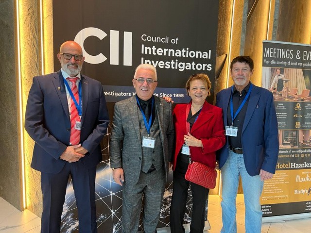 CII&rsquo;nin 2022 Genel Kuruluna T&uuml;rkiye&rsquo;den &Ouml;zel Dektifler dernek başkanı ve Mavi Ay Dedektiflik b&uuml;rosu kurucu başkanı &Ouml;zel Dedektif İsmail Yetimoğlu ve Ayla Yorulmaz katıldı.