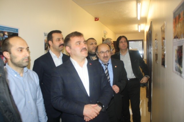 Gümüşhane Belediye Başkanı Ercan Çimen'in Luton ziyareti