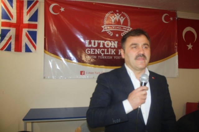 Gümüşhane Belediye Başkanı Ercan Çimen'in Luton ziyareti