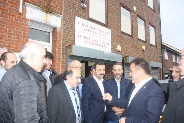 Gümüşhane Belediye Başkanı Ercan Çimen'in Luton ziyareti