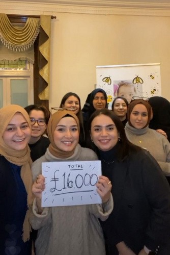 Londra'da SMA1 hastası Metehan bebeğe destek  FOTOLARI