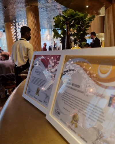 Ünlü Şef Nusret'e Kültür ve Turizm Elçisi Beratı Verildi