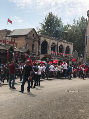 Urfa'da Teröre Karşı Birlik Beraberlik Yürüyüşü