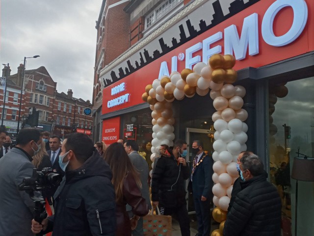 Londra Alfemo mağazası Fotolar