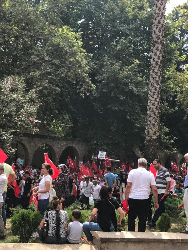 Urfa'da Teröre Karşı Birlik Beraberlik Yürüyüşü