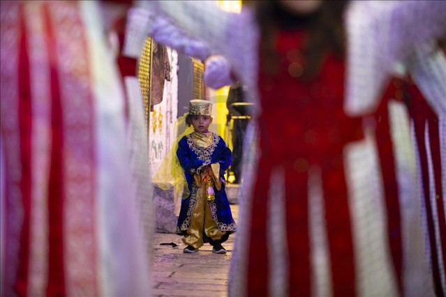 Kud&uuml;s&rsquo;&uuml;n eski şehir b&ouml;lgesi ramazan ayı i&ccedil;in s&uuml;slendi