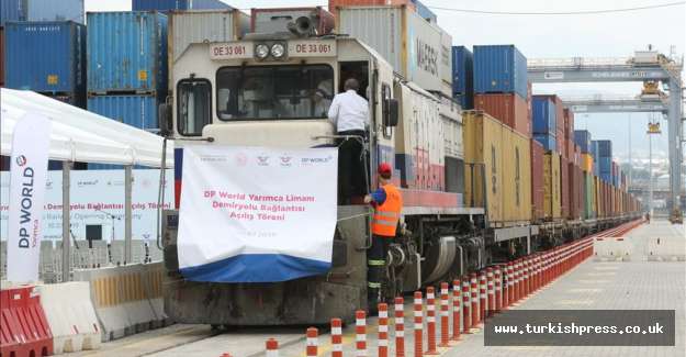 New rail line links Turkish port with China and UK