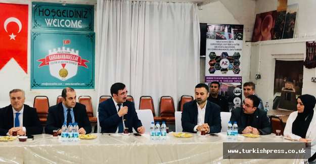 Bing&ouml;l milletvekili Ak parti dış ilişkiler Başkanı Cevdet Yılmaz Londra&rsquo;da ziyareti