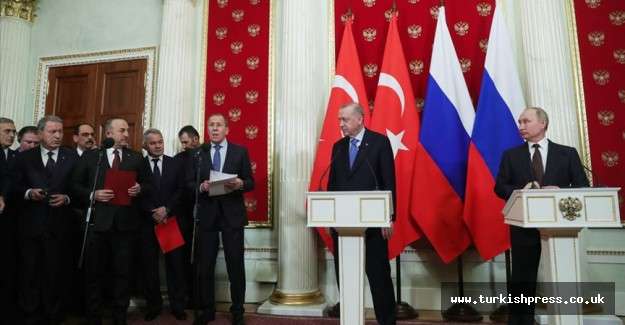 T&uuml;rkiye ile Rusya'nın anlaştığı ateşkes İdlib'de y&uuml;r&uuml;rl&uuml;ğe girdi