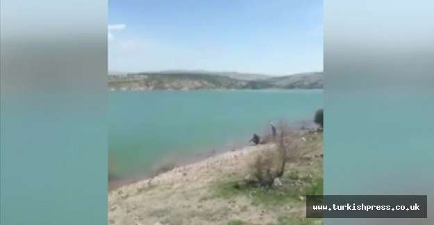 Barajda izinsiz balıklandırma yapan ABD uyruklu kişiye 10 bin lira ceza verildi