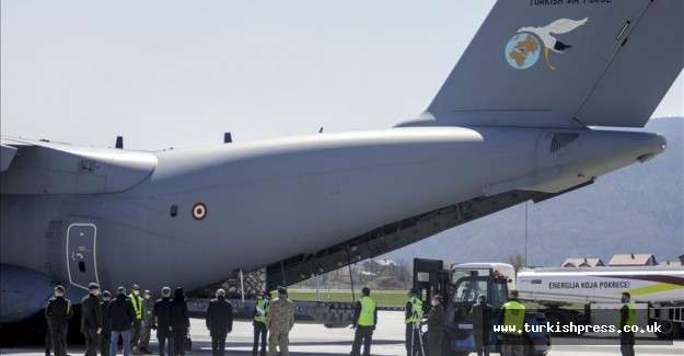 Turkey sends medical aid to UK to help fight coronavirus