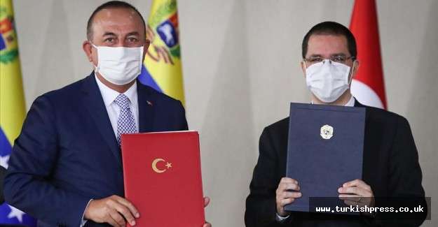 Venezuela Dışişleri Bakanı Arreaza ve &Ccedil;avuşoğlu'ndan ortak basın toplantısı: Bir dizi anlaşma imzaladık