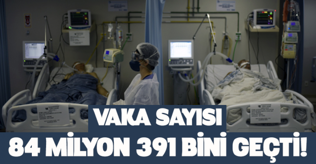 D&uuml;nya genelinde Kovid-19 tespit edilen kişi sayısı 84 milyon 391 bini ge&ccedil;ti