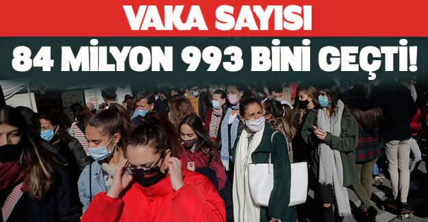 D&uuml;nya genelinde Kovid-19 tespit edilen kişi sayısı 84 milyon 993 bini ge&ccedil;ti