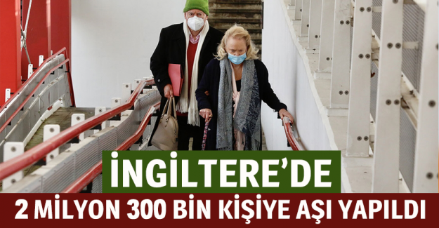 İngiltere'de 2 milyon 300 bin kişiye Kovid-19 aşısı yapıldı