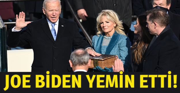 Joe Biden yemin ederek ABD'nin 46. başkanı oldu