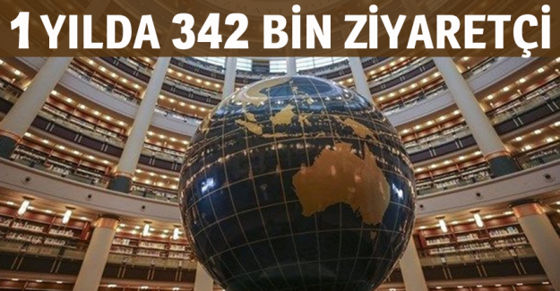 Cumhurbaşkanlığı Millet K&uuml;t&uuml;phanesi'ni 1 yılda yaklaşık 342 bin kişi ziyaret etti