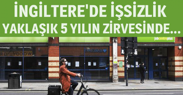 İngiltere'de işsizlik, yaklaşık son beş yılın en y&uuml;ksek seviyesinde