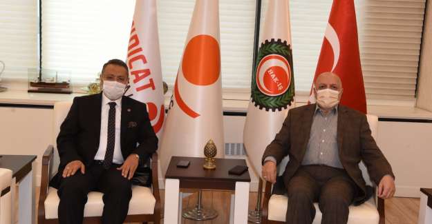Yeniden Refah'tan HAK-İŞ'e 'yeni anayasa' ziyareti