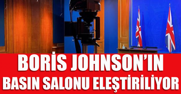 Boris Johnson&rsquo;ın 2,6 milyon poundluk basın salonunu eleştiriliyor