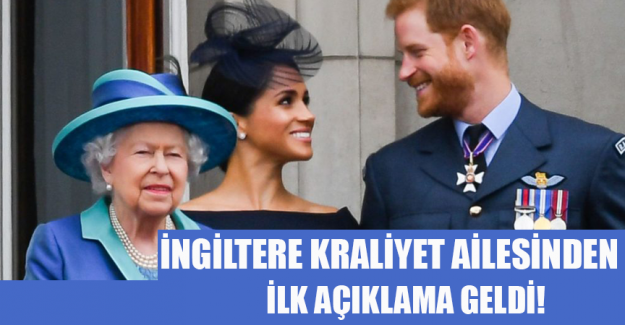 İngiliz Kraliyet Ailesi&rsquo;nden Prens Harry ve eşi Meghan&rsquo;a ilk yanıt