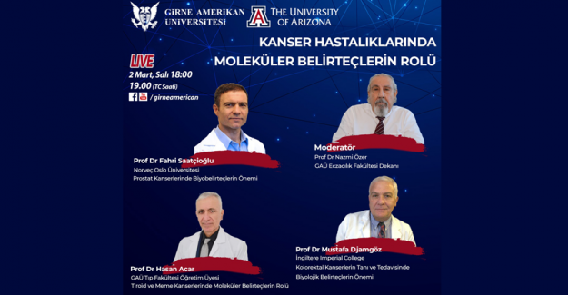 &ldquo;Kanser Hastalıklarında Molek&uuml;ler Belirte&ccedil;lerin Rol&uuml;&rdquo; Konusu, Ga&uuml;'de Konuşulacak