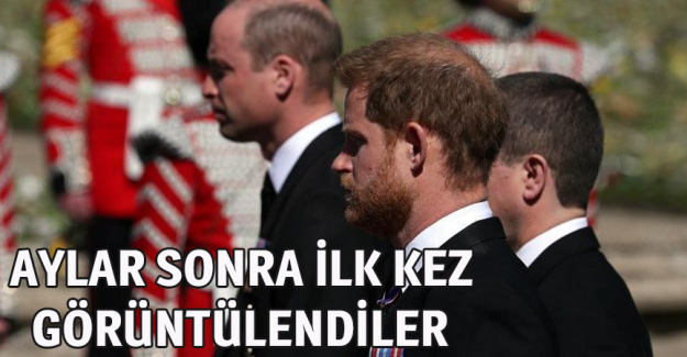 Prens William ve Prens Harry aylar sonra bir arada g&ouml;r&uuml;nt&uuml;lendi