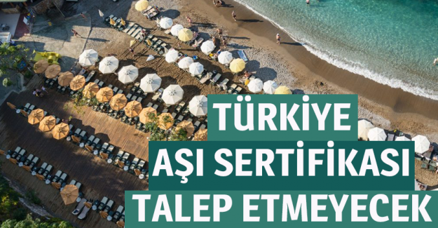 T&uuml;rkiye, &uuml;lkeye gelen ziyaret&ccedil;ilerin aşı sertifikası talep etmediğini teyit etti