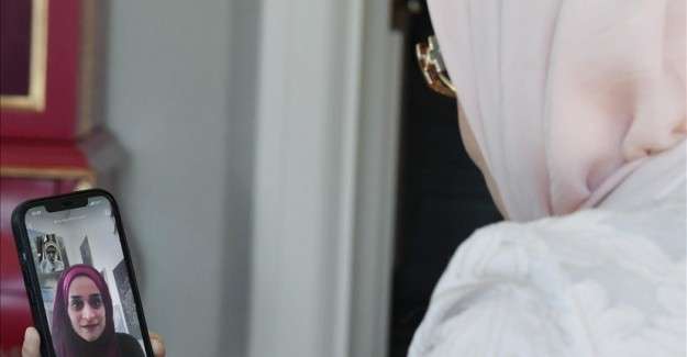 Emine Erdoğan, Filistin'de 'direnişin sembol&uuml;' olan Mariam Afifi ile telefonda g&ouml;r&uuml;şt&uuml;