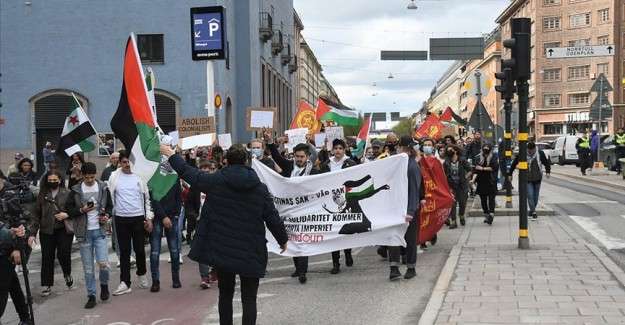 İsrail&rsquo;in Filistinlilere y&ouml;nelik saldırıları bir&ccedil;ok &uuml;lkede protesto edildi