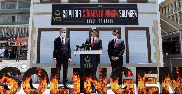 YTB Başkanı Eren, Solingen'deki ırk&ccedil;ı saldırının kurbanlarını andı