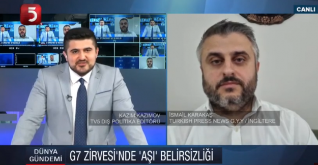 İsmail Karakaş Tv5'de D&uuml;nya G&uuml;ndemi programında Kazım Kazımov'un sorularını yanıtladı