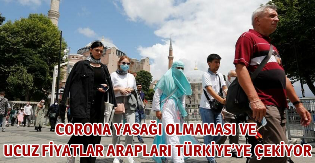 Corona yasağı olmaması ve ucuz fiyatlar Arapları T&uuml;rkiye&rsquo;ye &ccedil;ekiyor