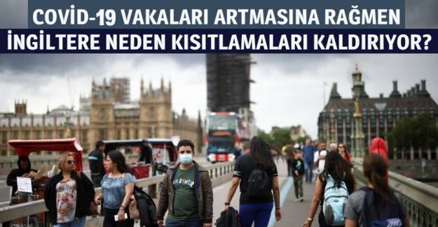 Covid-19 vakaları artmasına rağmen İngiltere neden kısıtlamaları kaldırıyor?