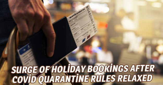 Surge of holiday bookings after Covid quarantine rules relaxed