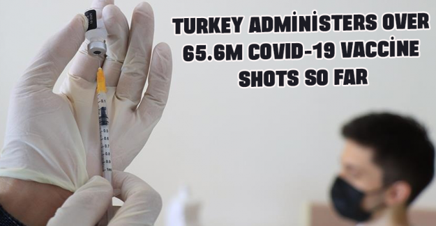 Turkey administers over 65.6M COVID-19 vaccine shots so far