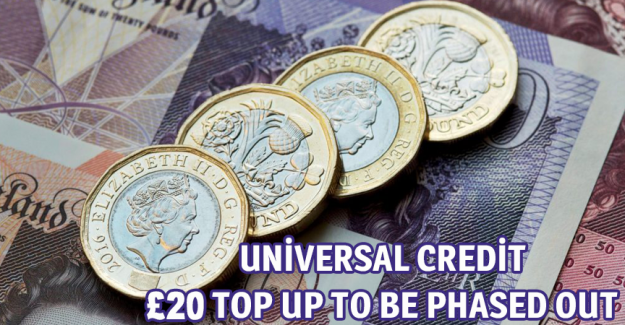 Universal credit &pound;20 top up to be phased out