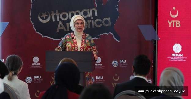 Turkey's first lady attends screening of documentary 'Ottoman America'