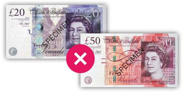 20 ve 50 pound&rsquo;luk banknot harcamak i&ccedil;in sadece 100 g&uuml;n kaldı