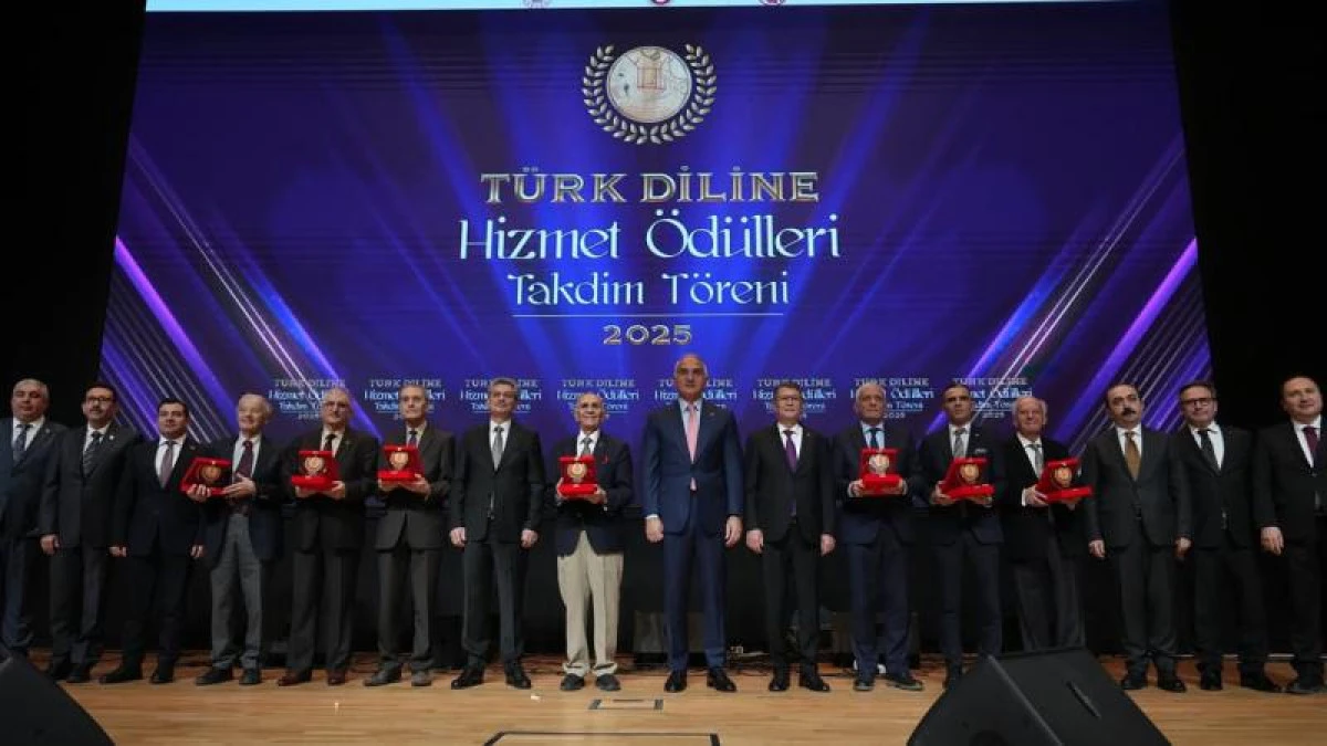 "2025 T&uuml;rk Diline Hizmet &Ouml;d&uuml;lleri" sahiplerini buldu