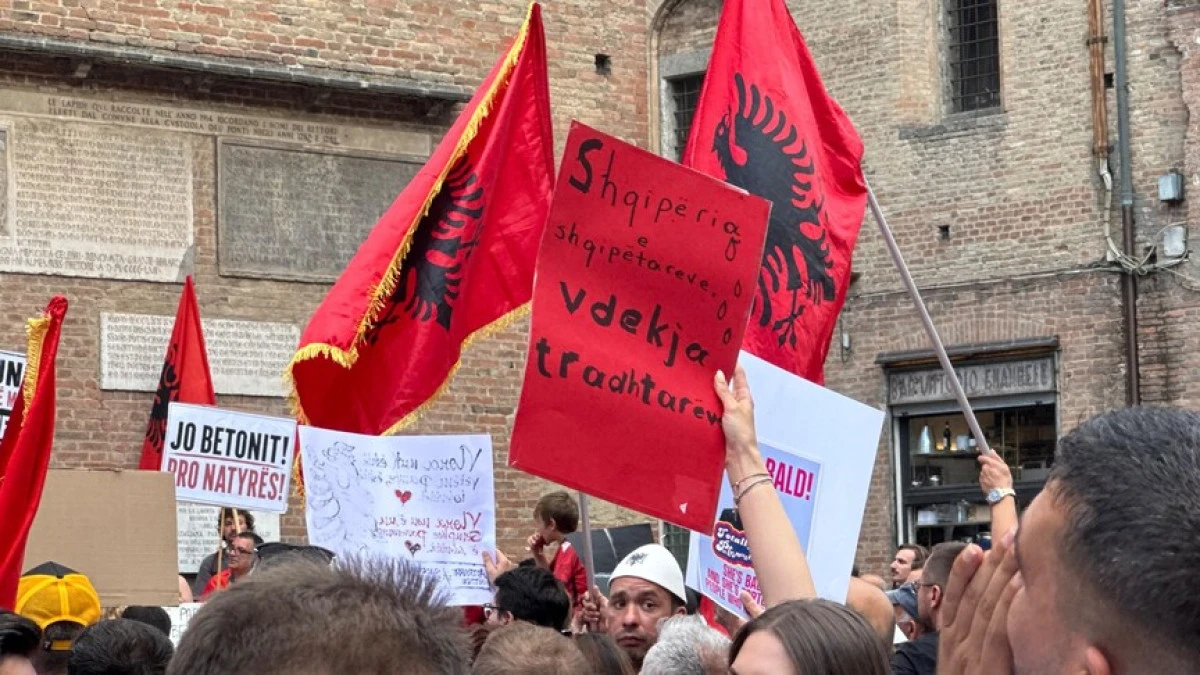 Albania sees 10th day of protests over tourism project tied to Trump&rsquo;s son-in-law