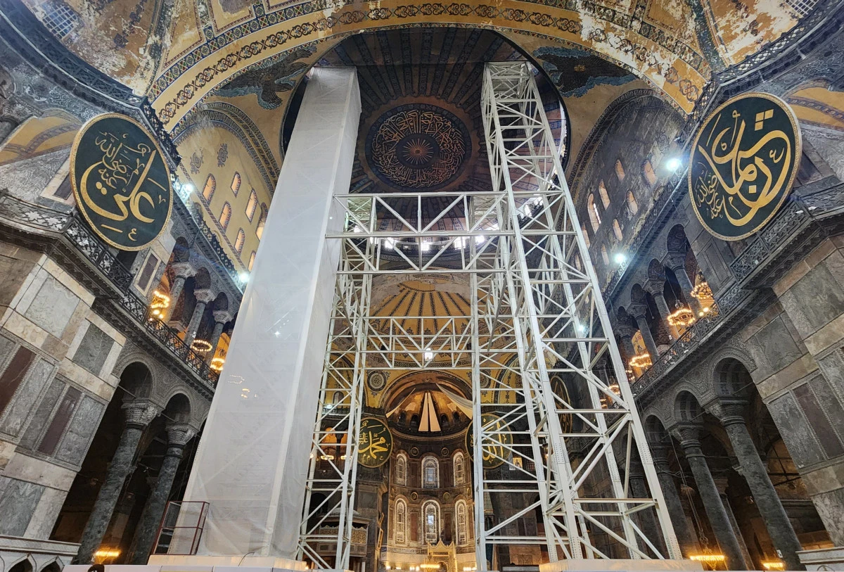 Ayasofya Kebir Camii Ramazan'a hazır