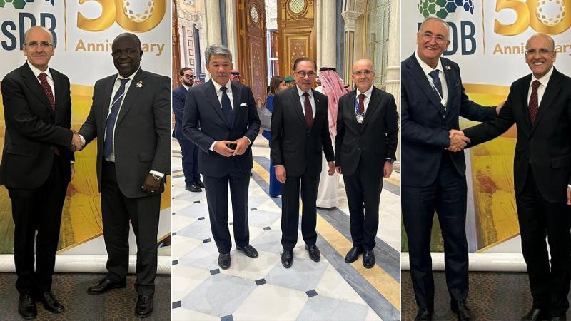 Bakan Şimşek'ten Riyad'da yoğun ekonomi diplomasisi